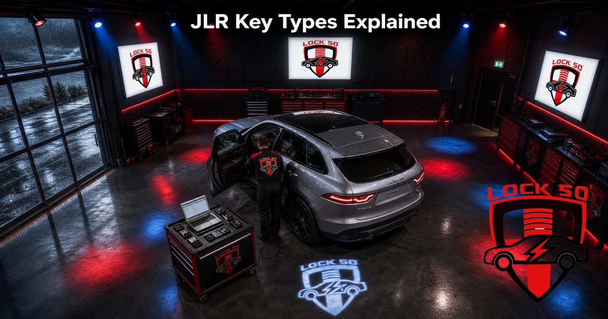 JLR Key Types Explained - Lock50 JLR key types explained PEPS Activity Key by Lock50
