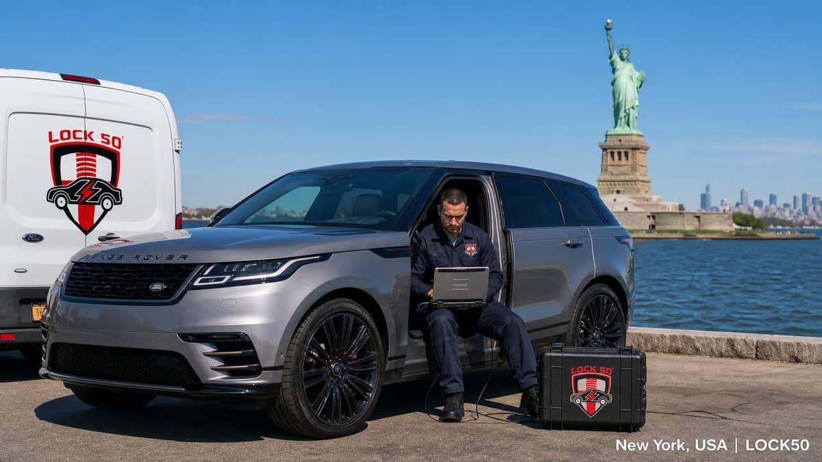 JLR key programming in the USA - Lock50 Range Rover Jaguar New York