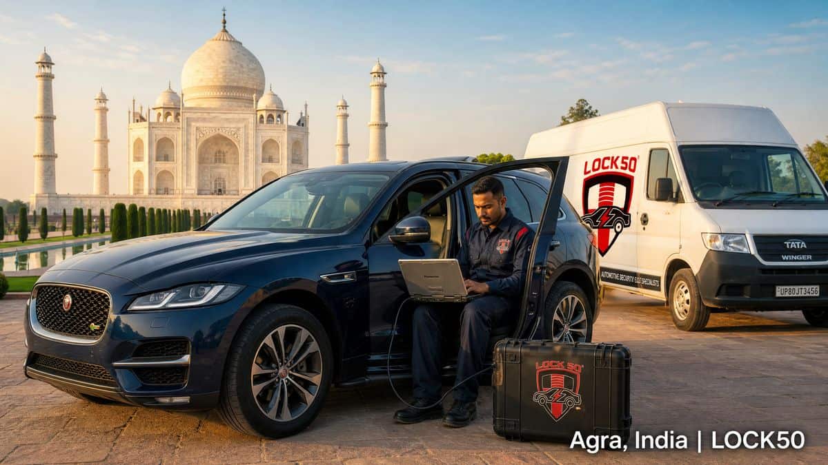 JLR key programming India - Lock50 Range Rover Jaguar Taj Mahal
