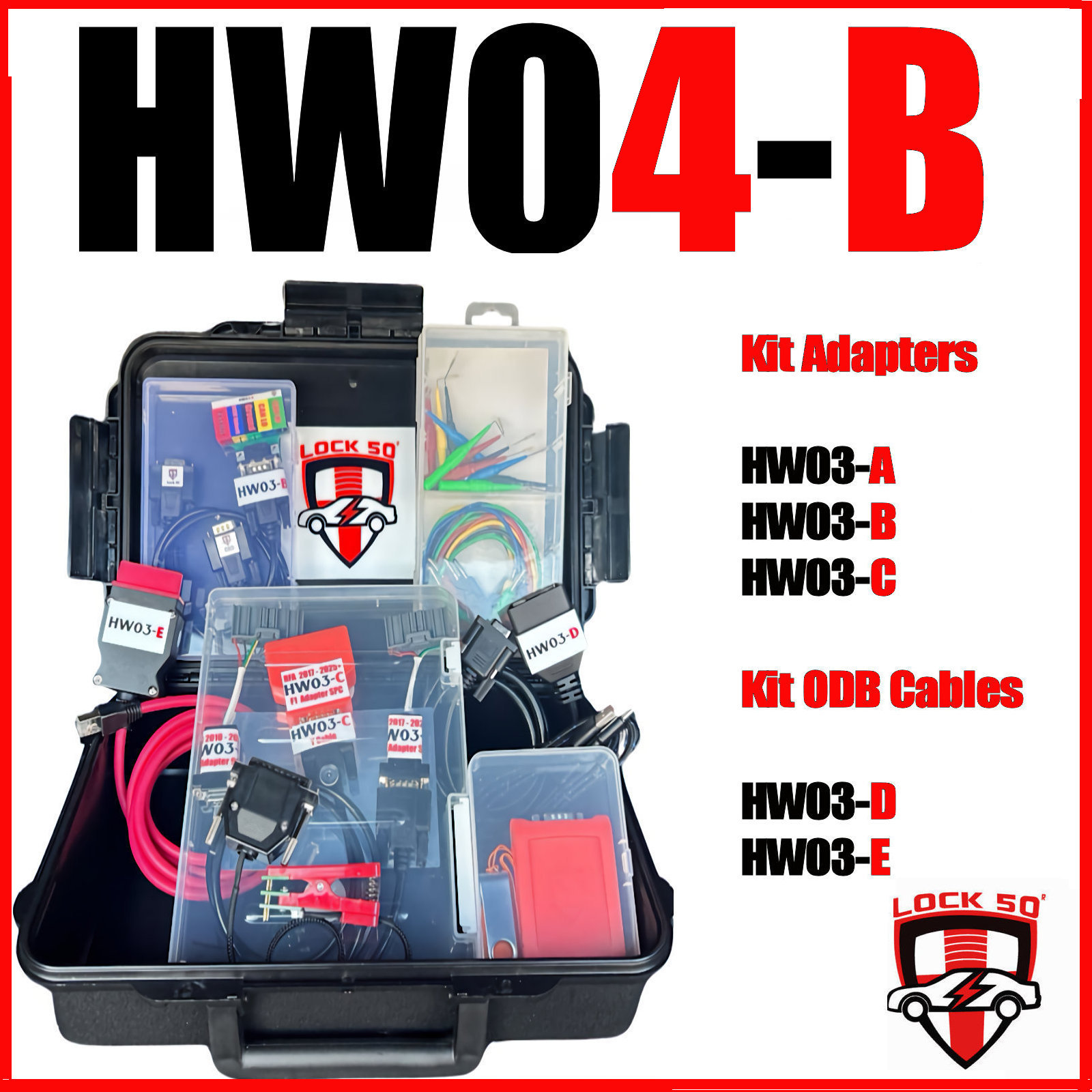 WorldWide Package Lock50 JLR HEx Doctor Link Tool HW04 OBD Support Unlocked or NEW Virgin RFA or Locked RFA with Alarm OF