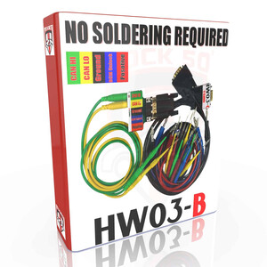 HW03B All Keys Lost CAN Wires Alarm OFF  Adapter kit & Replace RFA when BCM is Locked, HW03B Adapter Kit Options: HW03B Full Kit, 2 image
