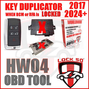 Lock50 HW04-C NCF29A1 Key Duplicator 2017 -2024+ Full Working Key Emergency Start + Remote + Keyless When RFA BCM is Locked, 2 image