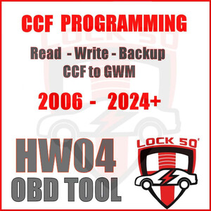 SW24 Lock50 HW04-B & C OBD Tool JLR 2006 to 2024+ CCF  Editor As built Flashing Programming to GWM, 5 image