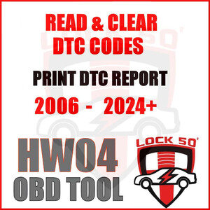 SW20 Lock50 HW04-A B & C OBD Tool JLR Diagnostics Read + Clear DTC, 4 image
