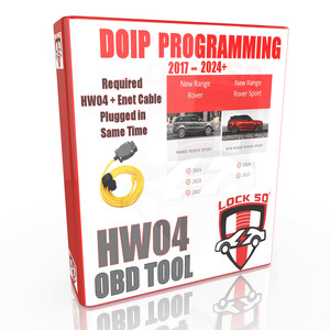 SW37 Lock50 HW04-C OBD Tool JLR  DOIP Programming & Diagnostics via Enet 2022 to 2024+, 3 image