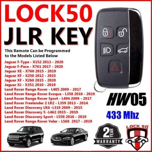Lock50 Change ID HW05 JLR Key 433 Mhz, 2 image