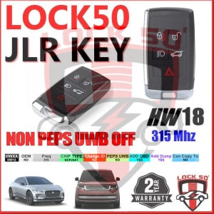 Lock50 HW18 NON OEM NON UWB PEPS  JLR 315  Mhz, 5 image