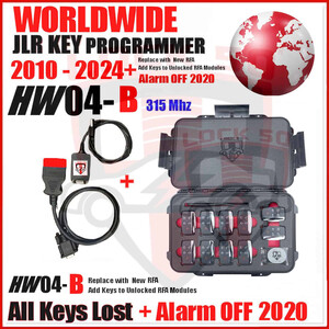 Lock50 JLR OBD Link Tool HW04-B Worldwide  (2010 to  2024+) Need To Replace Locked RFA with NEW Unlocked RFA & Can Add Remove Keys, HW04-B OBD Tool Package Deals: HW04-B  OBD Tool + HW01 + 10 HW06 Keys 315, 2 image