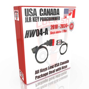 Lock50 JLR OBD Link Tool HW04-A for USA CANADA (2010 to 2024+)  NO Need To Replace Unlocked RFA  & Add Remove Keys in Under 60 Seconds, USA Canada Lock50 HW04A OBD Tool Package Deals: HW04-A  OBD Tool Key Programming Tool    2010 to 2024+