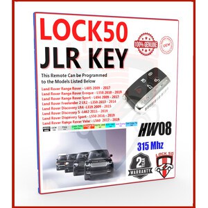 Lock50 Change ID HW08  JLR OEM Key, 2 image