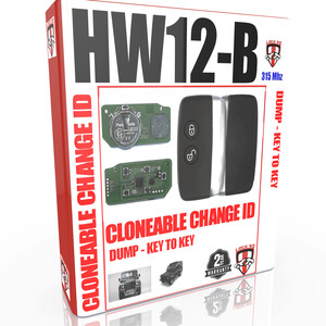 Lock50 HW12-B Defender 2 Button Change ID Key 315 Mhz  2007  to 2016