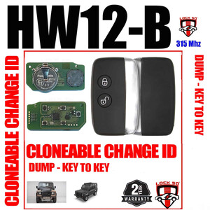Lock50 HW12-B Defender 2 Button Change ID Key 315 Mhz  2007  to 2016, 2 image
