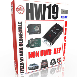 OEM HW19 Jaguar NCF29A1 PEPS Non UWB KEY ORIGINAL 433