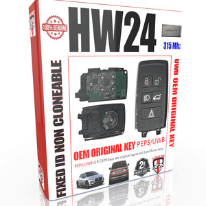 HW24 OEM Jaguar JLR NCF29A1 PEPS UWB  KEY ORIGINAL 315 Mhz