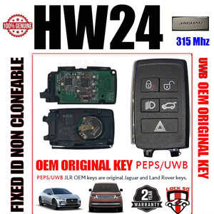 HW24 OEM Jaguar JLR NCF29A1 PEPS UWB  KEY ORIGINAL 315 Mhz, 2 image