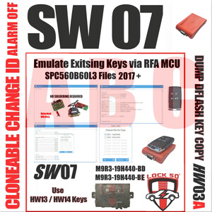 Lock50 JLR OBD HW04-B Tool Kit for Locked Keyless Module and you can Replace RFA Module only, HW04-B OBD Tool Package Deals: HW04-B  OBD Tool Key Programming Tool , 11 image