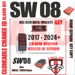 Lock50 JLR OBD HW04-B Tool Kit for Locked Keyless Module and you can Replace RFA Module only, HW04-B OBD Tool Package Deals: HW04-B  OBD Tool Key Programming Tool , 12 image