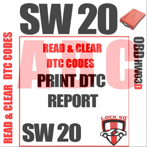 SW20 Lock50 HW04-A B & C OBD Tool JLR Diagnostics Read + Clear DTC, 2 image