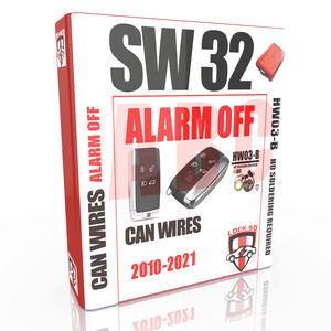 SW32 Lock50 HW04-A & B & C  OBD Tool JLR 2010 to 2020+ Alarm OFF OBD & Can Wires adapter HW03B