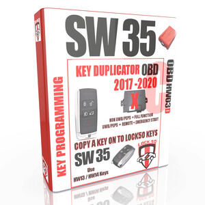 SW35 Lock50 HW04-C OBD Tool 2017 to 2020 NCF29A1 Key Duplicator When RFA is Locked
