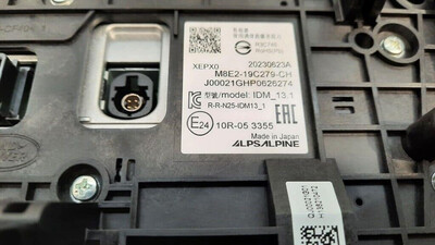 PIVI PRO 13.1" SCREEN UPGRADE RETROFIT LAND ROVER RANGE ROVER ALPINE AUDIO & SAT NAV DISPLAY SCREEN 13.1 M8E2-19C279-CH, 3 image