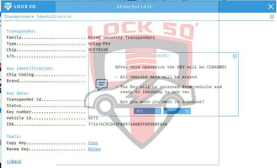 SW 11  -       FREE with Lock50 HW01  & HW04    JLR 2010 to 2020 Key Unlocking / Renewing Without opening Keys PCF7953, 6 image