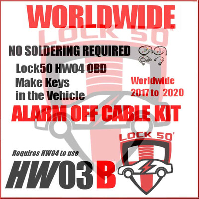 HW03B All Keys Lost CAN Wires Alarm OFF  Adapter kit & Replace RFA when BCM is Locked, HW03B Adapter Kit Options: HW03B Full Kit, 11 image