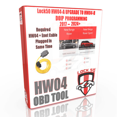 SW37 HW04-A Upgrade Software Licence JLR DOIP Programming & Diagnostics via Enet 2022 to 2024