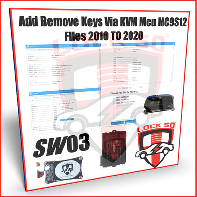 SW 03  -    FREE with Lock50 HW01 & HW04  Jaguar Land Rover  Precoding Dealer Key Dump Tool FK72 HPLA DPLA for MCU MC9S12XEP100, 4 image