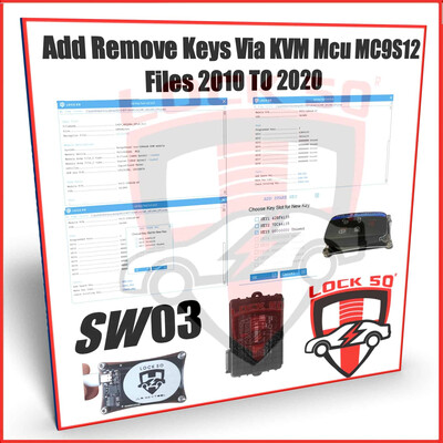 SW 03  -    FREE with Lock50 HW01 & HW04  Jaguar Land Rover  Precoding Dealer Key Dump Tool FK72 HPLA DPLA for MCU MC9S12XEP100, 3 image