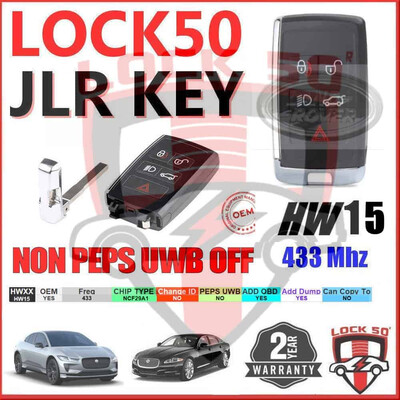 OEM HW15 JLR LAND ROVER PSFOB NON UWB PEPS NCF29A1 433  Mhz, 5 image