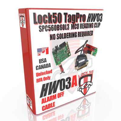 Lock50 HW01 JLR Transponder Key Copy & Unlocking & Change ID Emulator Programming Tool, Number of Lock50 Change ID Oem Grade Keys Included  with Case: Included 2X  HW05 + 2X HW13  433 Mhz for UK Europe Rest of World, 3 image