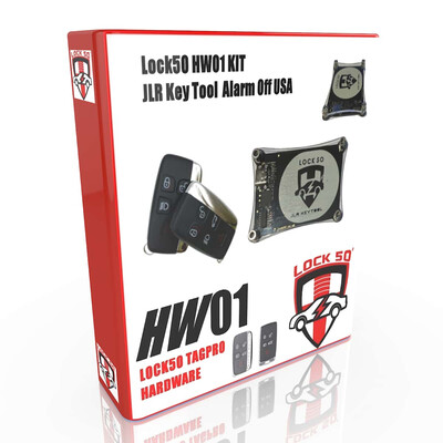 Lock50 HW01 JLR Transponder Key Copy & Unlocking & Change ID Emulator Programming Tool, Number of Lock50 Change ID Oem Grade Keys Included  with Case: Included 2X  HW05 + 2X HW13  433 Mhz for UK Europe Rest of World, 4 image