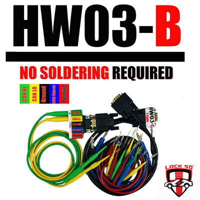 HW03B All Keys Lost CAN Wires Alarm OFF  Adapter kit & Replace RFA when BCM is Locked, HW03B Adapter Kit Options: HW03B Full Kit, 3 image