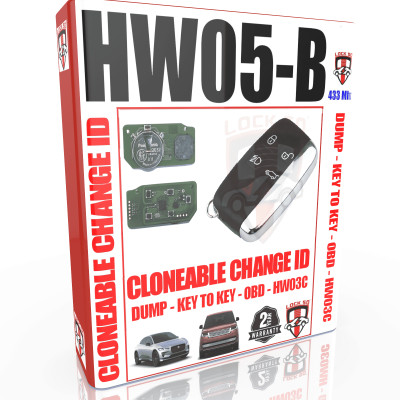 Lock50 Change ID HW05-B JLR Key 433 Mhz  2010  to 2024