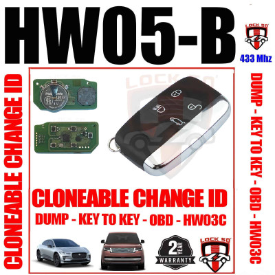 Lock50 Change ID HW05-B JLR Key 433 Mhz  2010  to 2024, 2 image