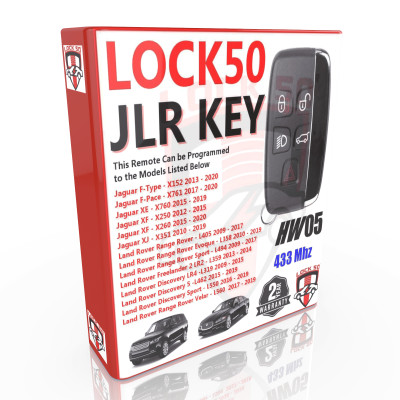 Lock50 Change ID HW05-B JLR Key 433 Mhz  2010  to 2024, 3 image