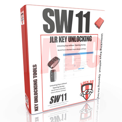 SW 11  -       FREE with Lock50 HW01  & HW04    JLR 2010 to 2020 Key Unlocking / Renewing Without opening Keys PCF7953