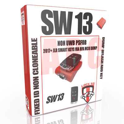 SW13 -    FREE with Lock50 HW01  & HW04  Module Module Add JLR NCF29A1 keys to RFA MCU Dump 2017-2025+