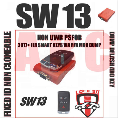 SW13 -    FREE with Lock50 HW01  & HW04  Module Module Add JLR NCF29A1 keys to RFA MCU Dump 2017-2025+, 2 image
