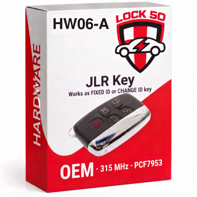 Lock50 OEM HW06-A Change ID JLR Key 315 Mhz  2010  to 2024 PCF7953