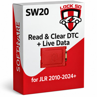 SW20 Lock50 HW04 OBD Tool JLR Diagnostics Read + Clear DTC