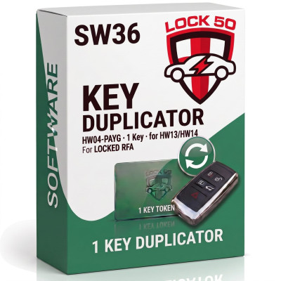 SW36 Token HW04- B    1 Key Programming Licence  HW13/HW14 Key