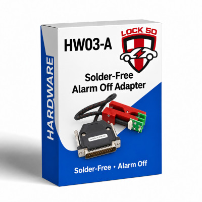 HW03-A Solder-Free Adapter - Read SPC560B60L3 DFLASH from All Unlocked Land Rover & Jaguar RFA (KVM) IMMO Boxes 2017 to Now via HW53