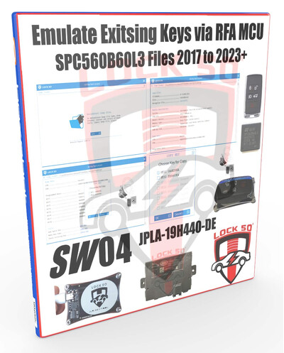 SW 04  - FREE with Lock50 HW01 & HW04   Land Rover JPLA-19H440-DE BE CE AE  Module for MCU SPC560B60L3 Key Emulation 2017-2025+, 10 image