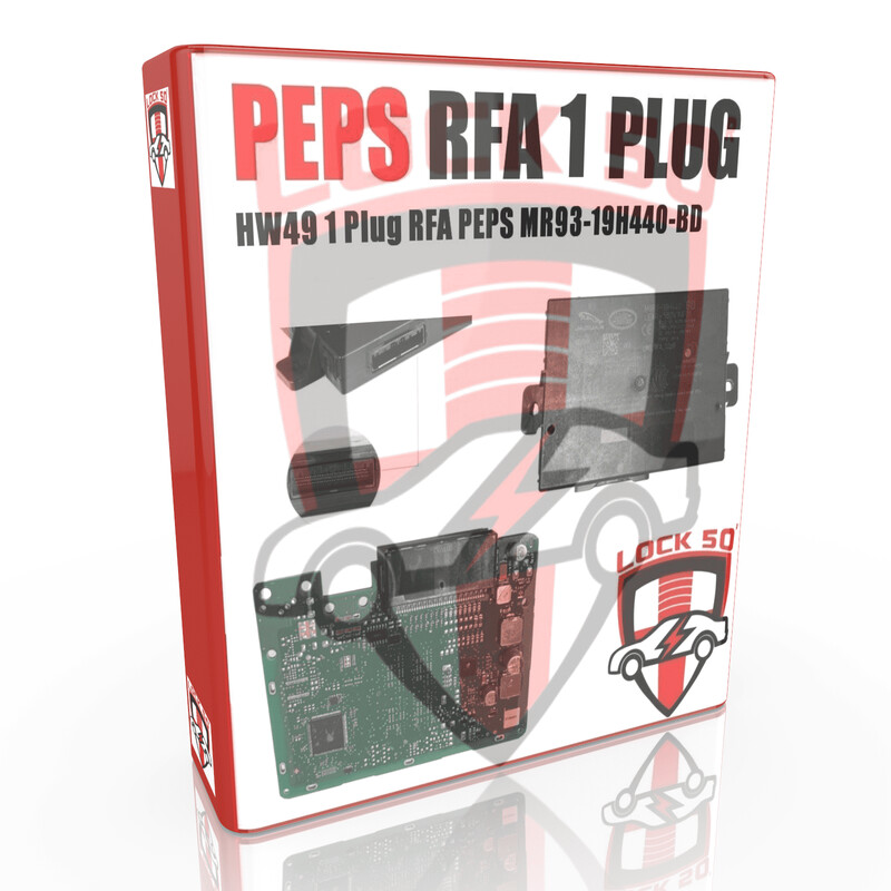 1 Plug RFA PEPS M9R3-19H440-BD Supported Vehicles Supported Years of ...